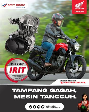 Irit dan Tangguh, Astra Motor Imam Bonjol Jagokan Honda CB150 Verza untuk Operasional Harian